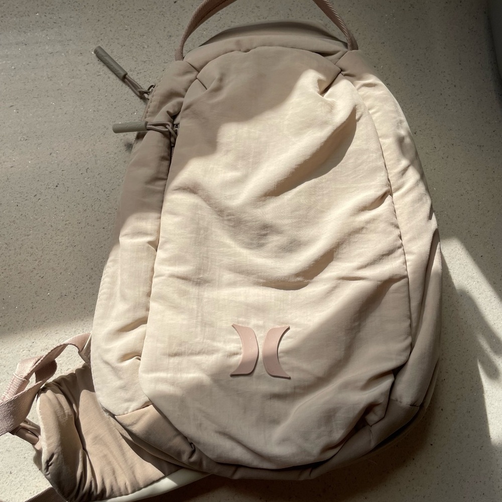 Hurley Beige One-Shoulder Backpack